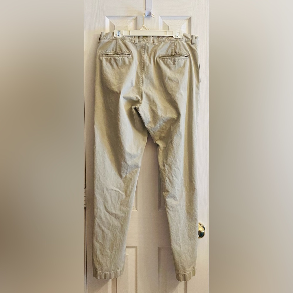 J CREW Khaki Pants; 36x34; EUC. - Picture 2 of 6